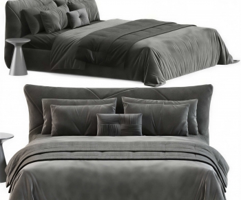 Modern Double Bed-ID:137147906