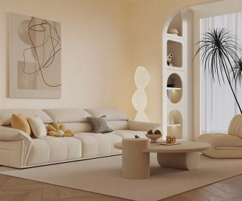 Modern A Living Room-ID:620359907