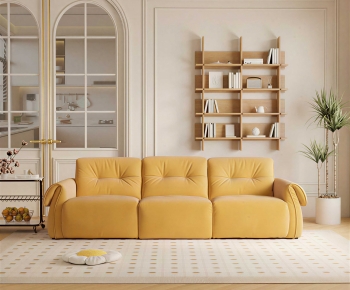 Modern Three-seat Sofa-ID:175858978