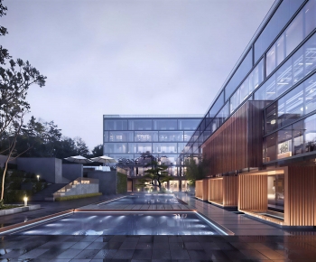 Modern Appearance Of Commercial Building-ID:722270979