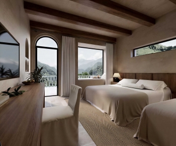 Wabi-sabi Style Guest Room-ID:323256979