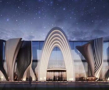 Modern Appearance Of Commercial Building-ID:814718969