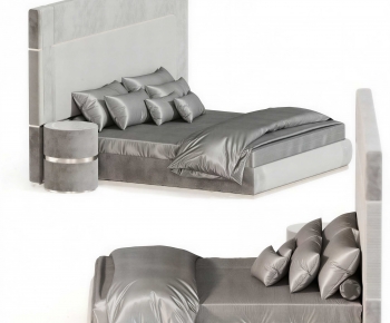 Modern Double Bed-ID:451942926