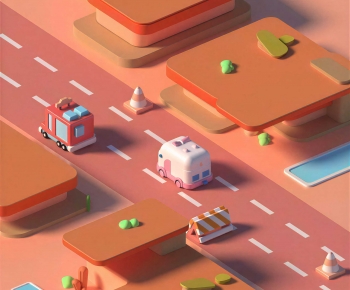 Modern Cartoon House-ID:430948975