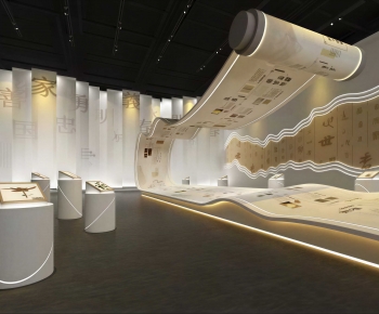 New Chinese Style Exhibition Hall-ID:195660687