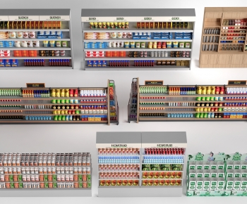 Modern Supermarket Shelf-ID:184919124