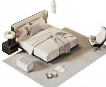 Modern Double Bed-ID:326776039