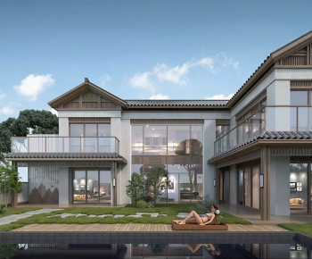 New Chinese Style Detached Villa-ID:452379941