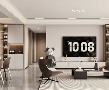 Modern A Living Room-ID:379267936