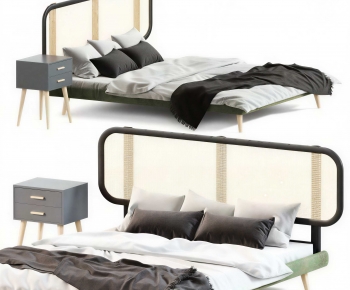 Modern Double Bed-ID:561628105