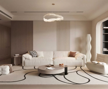 Modern A Living Room-ID:739710093