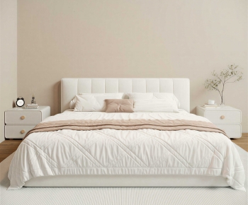 Modern Double Bed-ID:439058071