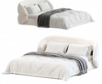 Modern Double Bed-ID:730931048