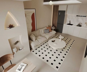 Modern A Living Room-ID:423223971