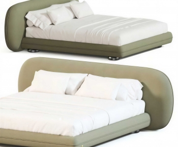 Modern Double Bed-ID:475519908