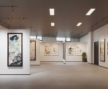 New Chinese Style Exhibition Hall-ID:877372036