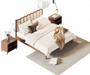Modern Double Bed-ID:202081921