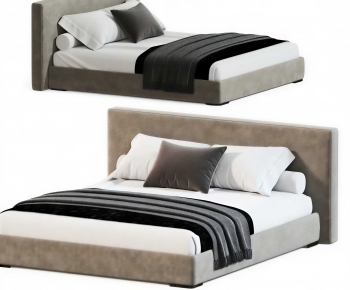Modern Double Bed-ID:646707067