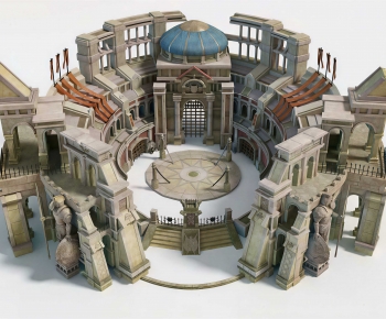 European Style Building Appearance-ID:181478021