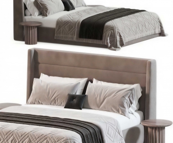 Modern Double Bed-ID:502172952