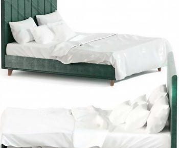 Modern Double Bed-ID:954718114