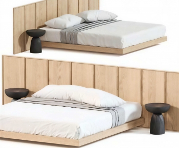 Modern Double Bed-ID:593317038