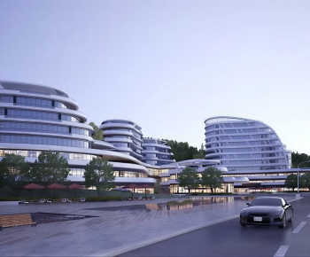 Modern Appearance Of Commercial Building-ID:257771022