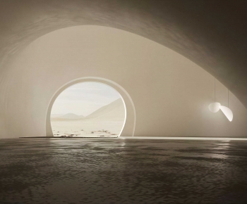 Modern Exhibition Hall-ID:497423892