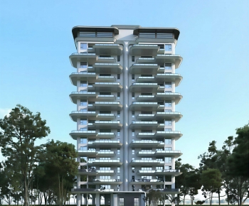 Modern Residential Building-ID:836754082