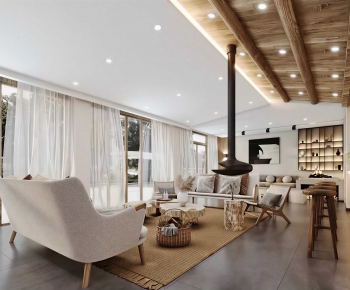 Modern A Living Room-ID:792902958