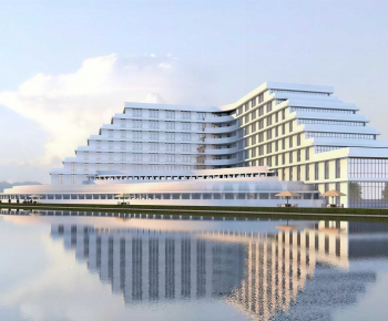 Modern Appearance Of Commercial Building-ID:418561949