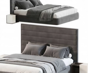 Modern Double Bed-ID:142024043