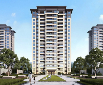 Modern Residential Building-ID:482986931