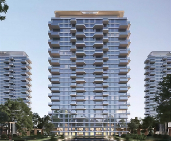 Modern Residential Building-ID:961439682