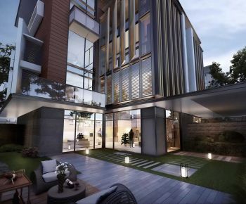 Modern Residential Building-ID:688068979