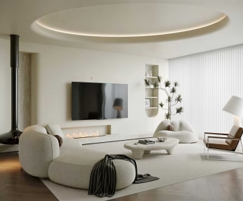 Modern A Living Room-ID:605879072