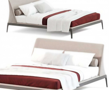 Modern Double Bed-ID:407072075