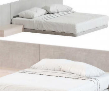 Modern Double Bed-ID:439050917
