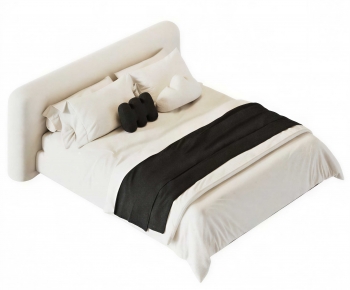 Modern Double Bed-ID:750241041