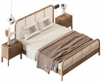 Modern Double Bed-ID:168049102