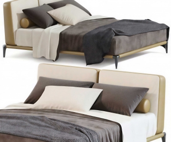 Modern Double Bed-ID:455149891