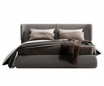 Modern Double Bed-ID:505030252