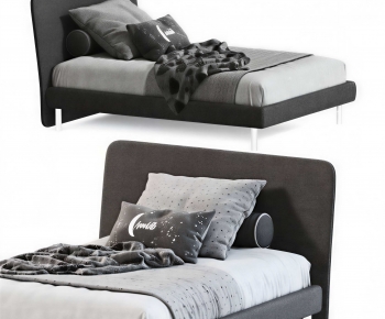Modern Double Bed-ID:662446025