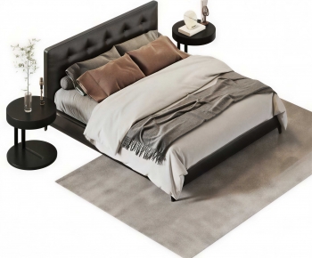 Modern Double Bed-ID:497492075