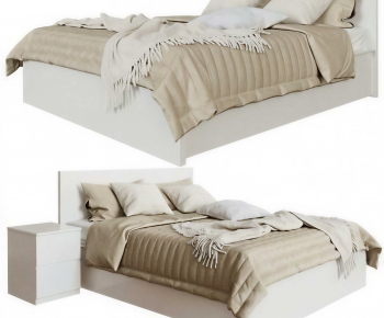 Modern Double Bed-ID:764043092