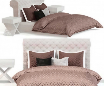 Modern Double Bed-ID:696382051