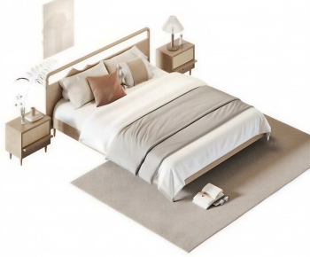Modern Double Bed-ID:419183972