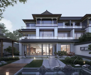 New Chinese Style Double Townhouse-ID:830060964