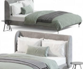 Modern Double Bed-ID:998590955