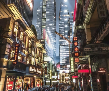 Modern Appearance Of Commercial Building-ID:179956911